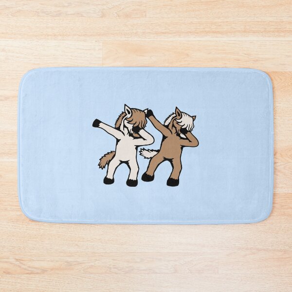 Item preview, 2 Horse Dabbing Friends Dab Dance Pose Bob Cut Team designed and sold by shirt-o-mat.