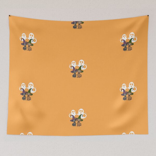 Item preview, Spooky Cute Dachshund Witches designed and sold by Laura Deakin Artist.