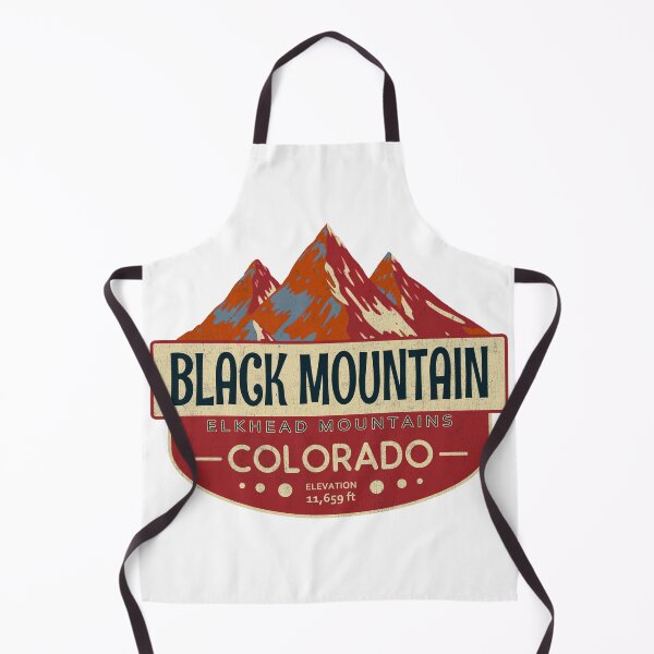 Artikelvorschau, Black Mountain, Elkhead Mountains, Colorado Mountain Badge entworfen und verkauft von Wanderful-roads.