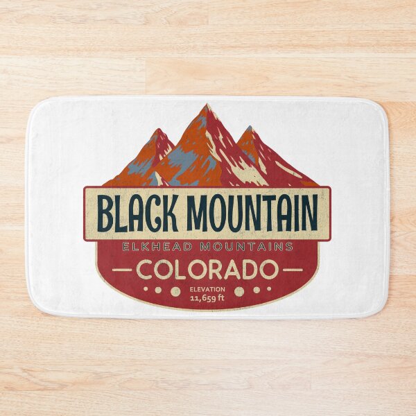 Artikelvorschau, Black Mountain, Elkhead Mountains, Colorado Mountain Badge entworfen und verkauft von Wanderful-roads.