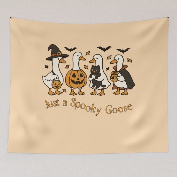 Item preview, Just a Spooky Goose Funny Halloween Goose in Halloween Costumes Sublimation /Cute Horror  Spooky Goose Gift Men Woman Kids  designed and sold by Taylor  ART.