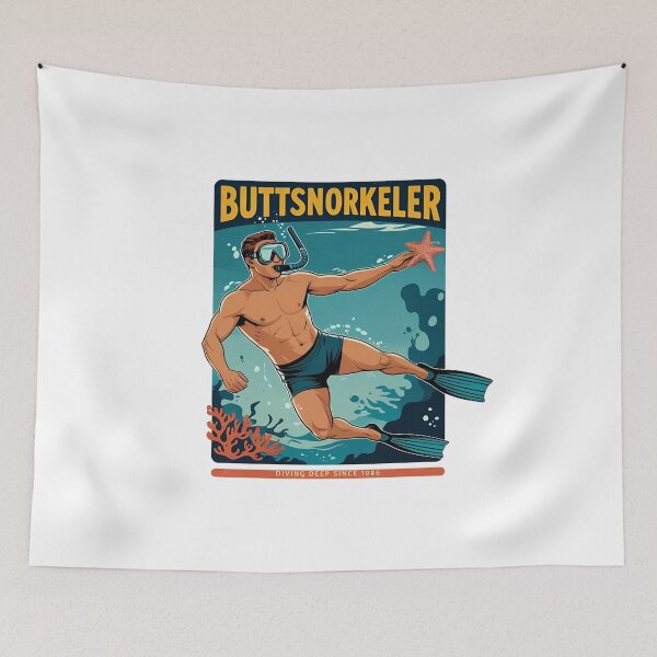 Item preview, Buttsnorkeler designed and sold by NicMacTees.