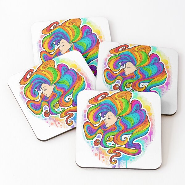 Item preview, Colorful Hair Flowing Freely designed and sold by mcb123.
