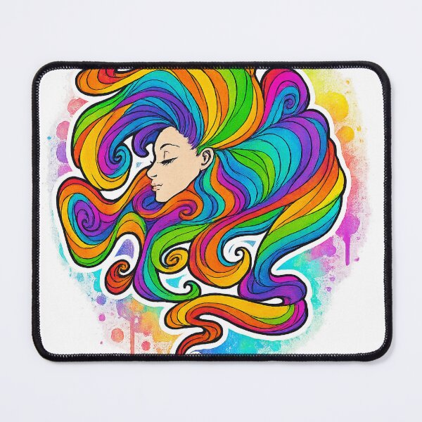 Item preview, Colorful Hair Flowing Freely designed and sold by mcb123.