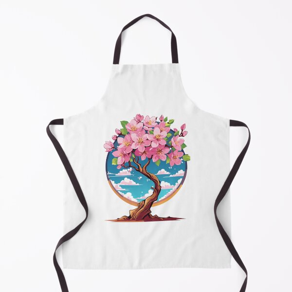 Item preview, Beautiful Pink Cherry Blossom Tree in Spring, Japanese cherry, cherry blossom, or sakura, Spring sakura flowers blossom art, Cherry blossom Sakura bloom, (Prunus serrulata) designed and sold by Danler.