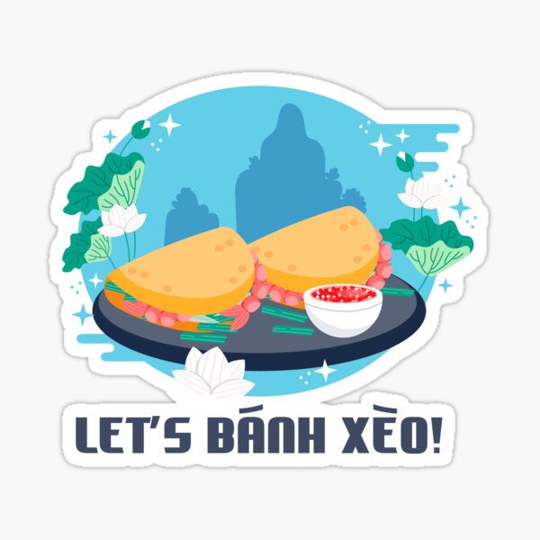 Item preview, Let’s Bánh Xèo! – Vietnamese Crispy Pancake designed and sold by RosalinesEyes.