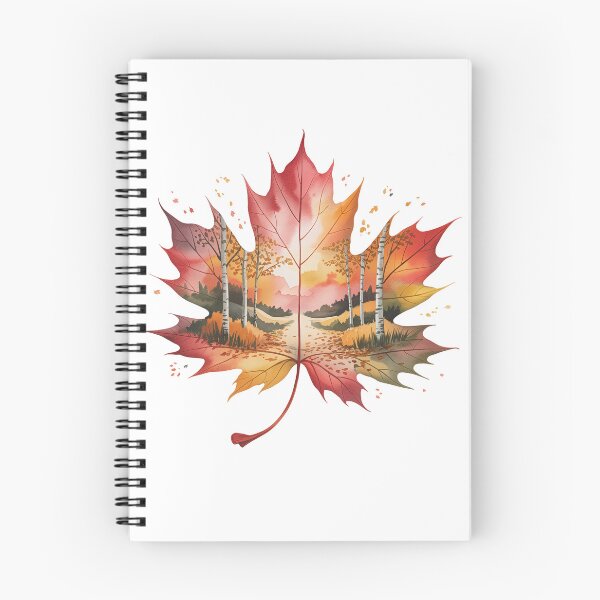 Item preview, Maple Leaf with Autumn Landscape designed and sold by jkrphoto.