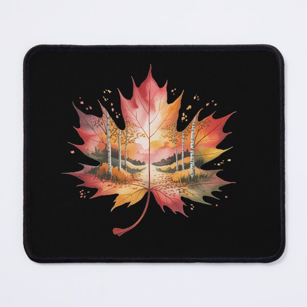 Item preview, Maple Leaf with Autumn Landscape designed and sold by jkrphoto.