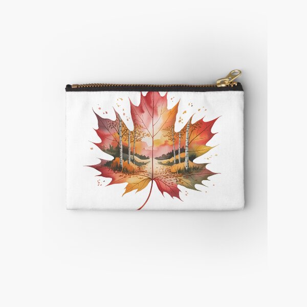 Item preview, Maple Leaf with Autumn Landscape designed and sold by jkrphoto.