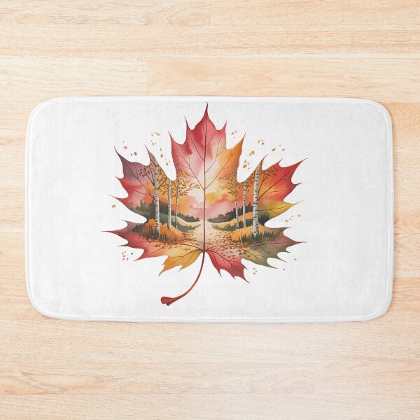 Item preview, Maple Leaf with Autumn Landscape designed and sold by jkrphoto.