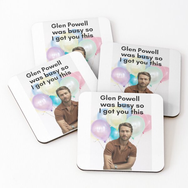 Item preview, glen powell birthday present baloons designed and sold by LannisterOnMars.