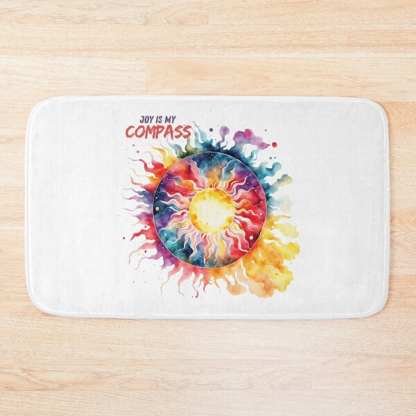 Item preview, Joy Is My Compass – Boho Sun Spiritual Art designed and sold by BlueMorpho77.
