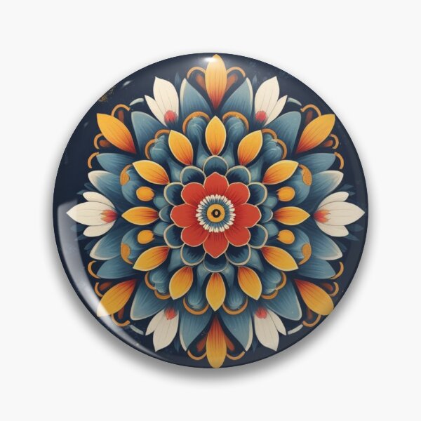 Item preview, Authentic Korean Dancheong Lotus Panel – Traditional Buddhist Temple Ceiling Design, Vintage Hand-Painted Ornament designed and sold by jelonkaa.