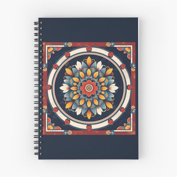 Item preview, Authentic Korean Dancheong Lotus Panel – Traditional Buddhist Temple Ceiling Design, Vintage Hand-Painted Ornament designed and sold by jelonkaa.