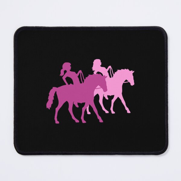 Item preview, 2 Horse Riding Team Women Girl Rider Fast Gallop Friends designed and sold by shirt-o-mat.