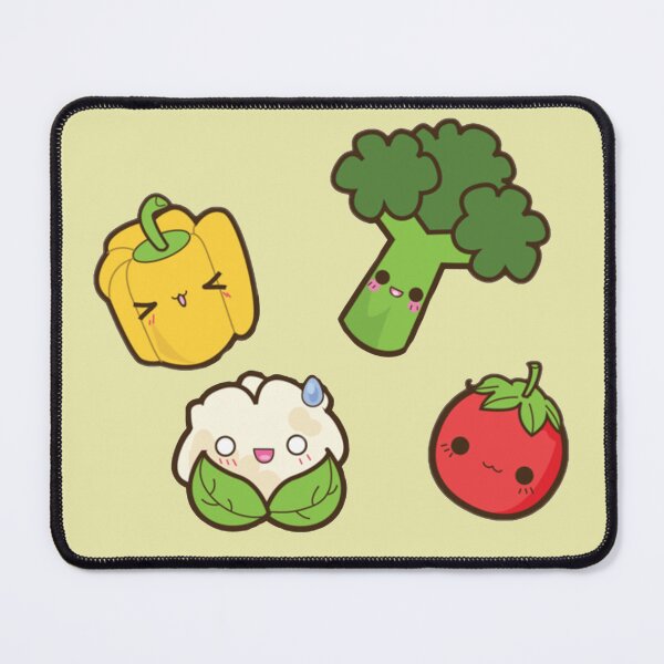 Item preview, Cute Kawaii Vegetables - Happy Veggie Friends designed and sold by Heavenly-Cloudz.