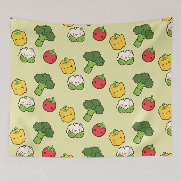 Item preview, Cute Kawaii Vegetables - Happy Veggie Friends designed and sold by Heavenly-Cloudz.