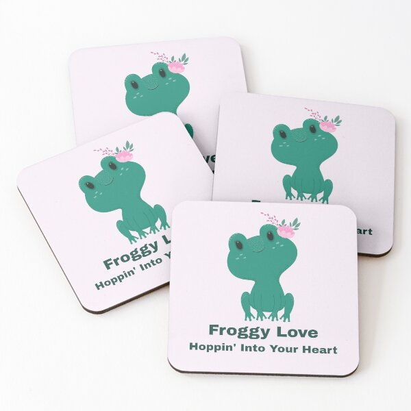 Item preview, Froggy Love – Hoppin' into Your Heart" designed and sold by Novel Works Studio.