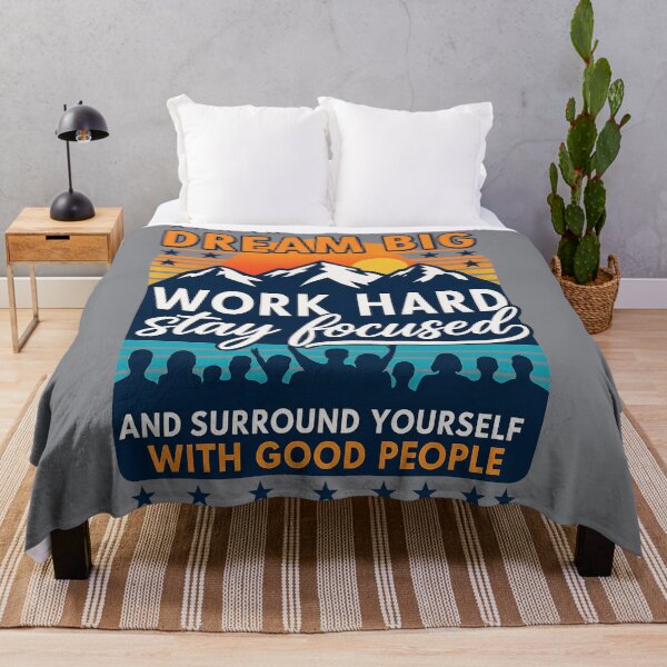 Item preview, Motivational Dream Big T-Shirt | Inspirational Work Hard Quote Tee designed and sold by Uglyandcute.