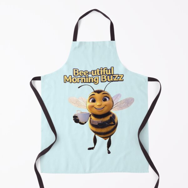 Item preview, Bee-utiful Morning Buzz - Cute coffee bee illustration designed and sold by BuzzyRush.