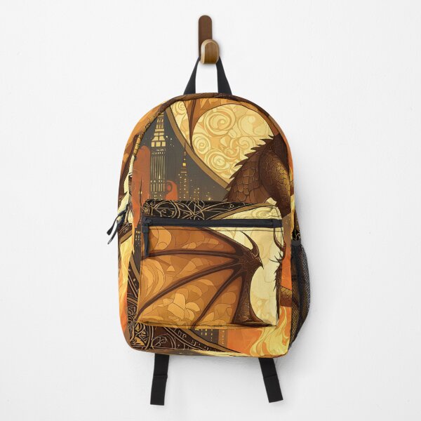 Item preview, Burning City Dragon designed and sold by ChanceTwoArt.
