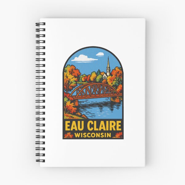 Item preview, Eau Claire Wisconsin Style Decal designed and sold by Decal Mania.