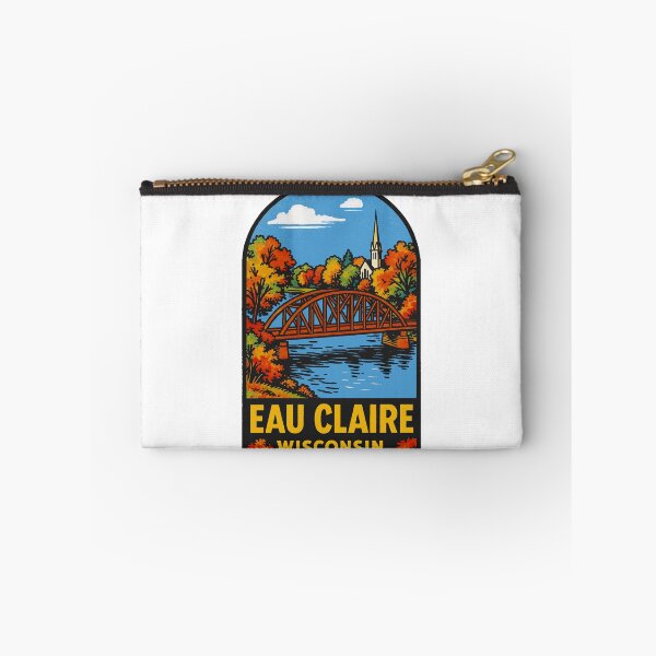 Item preview, Eau Claire Wisconsin Style Decal designed and sold by Decal Mania.