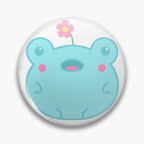 Item preview, Froggie with a Flower (Teal and Pink) designed and sold by marybeebooks.