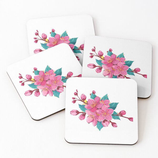 Item preview, Japanese cherry, cherry blossom, or sakura, Spring sakura flowers blossom art, Cherry blossom Sakura bloom, (Prunus serrulata) designed and sold by Danler.