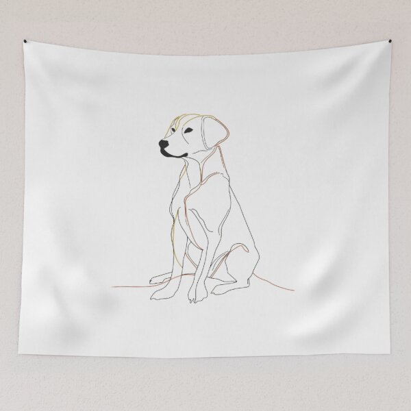 Item preview,  Colorful Beagle Dog Line Art - Dog designed and sold by Petsthetic.