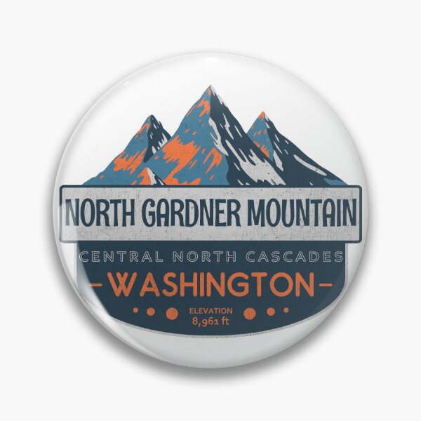 Item preview, North Gardner Mountain, Central North Cascades, Washington, Mountain Design designed and sold by Wanderful-roads.
