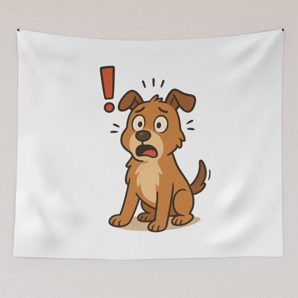 Item preview, Cute Surprised Dog designed and sold by Khamique.