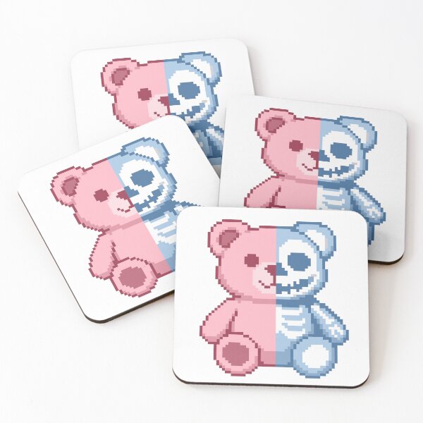 Item preview, Pixel Creepy-Cute Bear – Pastel Cute-Spooky designed and sold by retro_pixel.