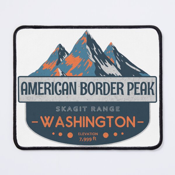 Item preview, American Border Peak, Skagit Range, Washington, Mountain Badge designed and sold by Wanderful-roads.