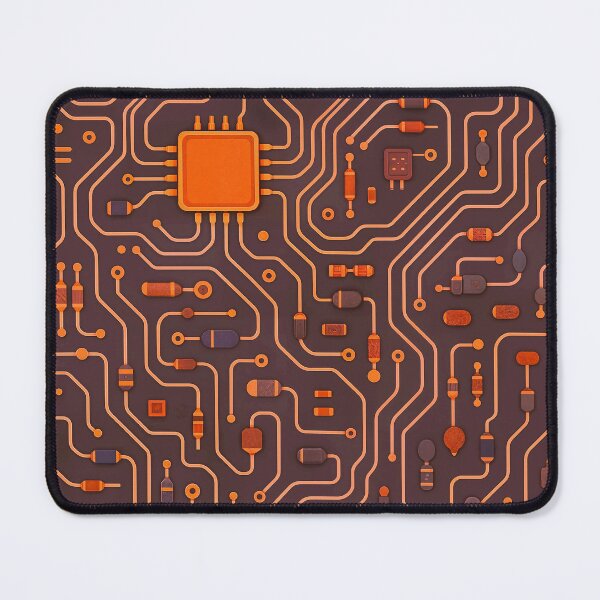 Item preview, Copy of Copy of Motherboard circuit collection - warm autmn a designed and sold by Queueka.