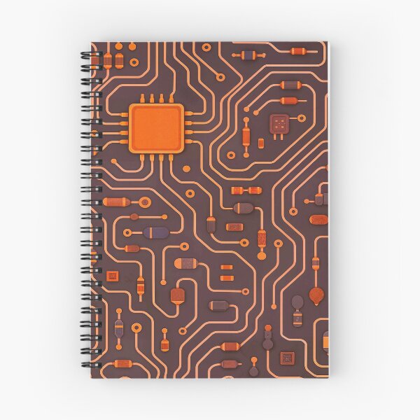 Item preview, Copy of Copy of Motherboard circuit collection - warm autmn a designed and sold by Queueka.