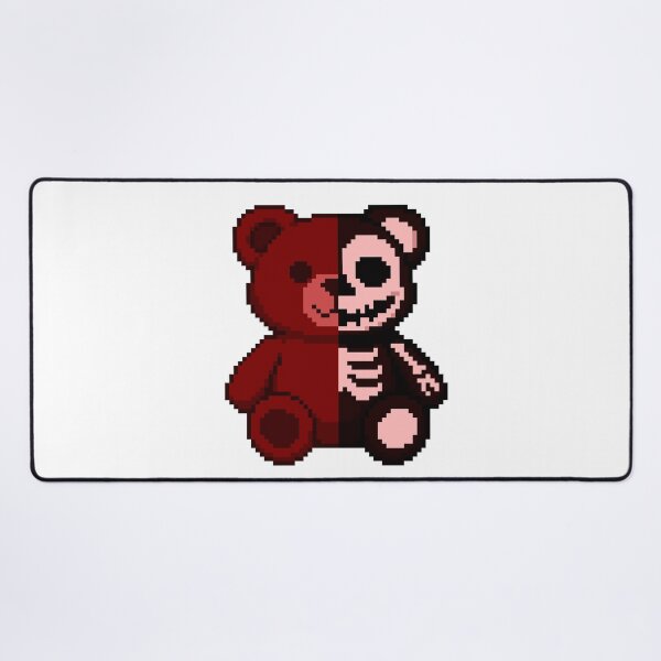 Item preview, Pixel Creepy-Cute Bear – Bloody Horror designed and sold by retro_pixel.