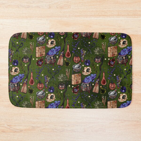 Item preview, Kitchen Witch Green background designed and sold by JJLosh.