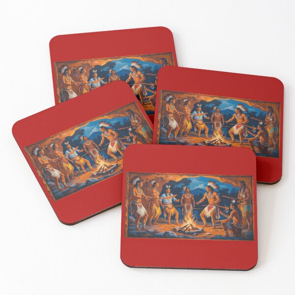 Item preview, Native American Fresco Gift For America Lovers designed and sold by Apollo2012TrueW.