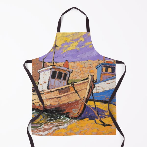 Item preview, Paignton Harbour(watercolour + AI) designed and sold by artsmeow.