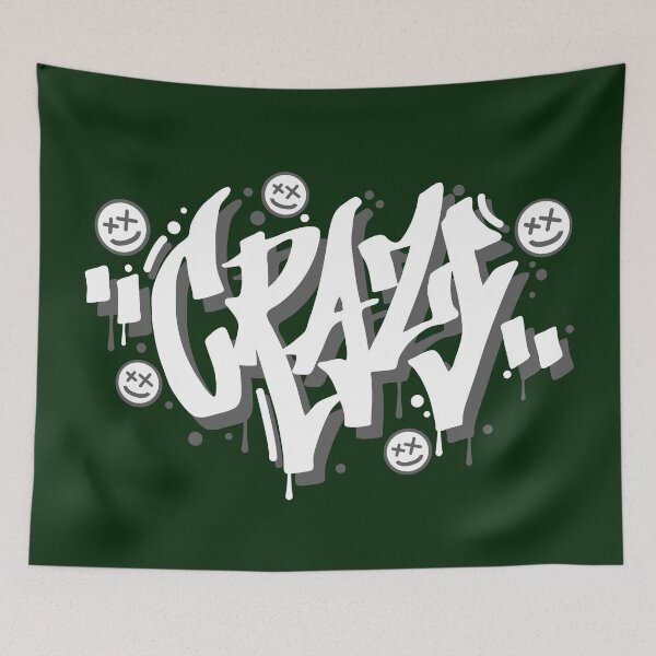 Item preview, Crazy Graffiti Letters Design designed and sold by Plant On Demand.