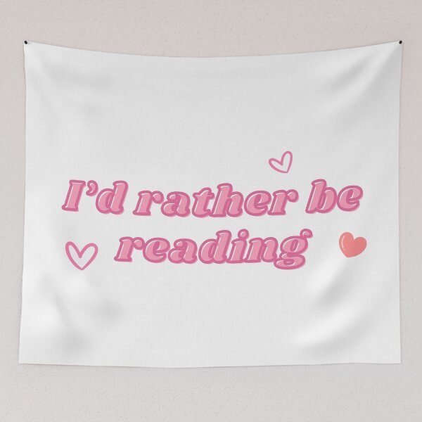 Item preview, I'd Rather be Reading designed and sold by kizcreates.