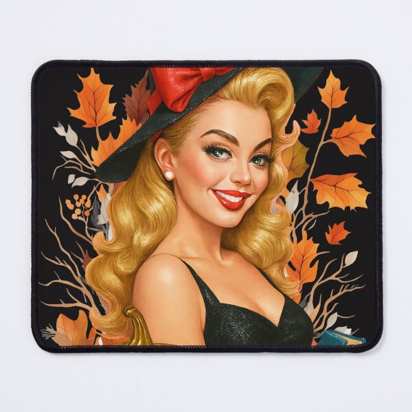 Item preview, Retro Halloween Witch with Love Spells designed and sold by AwesomeBeyondLimits.