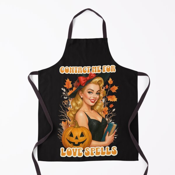 Item preview, Retro Halloween Witch with Love Spells designed and sold by AwesomeBeyondLimits.