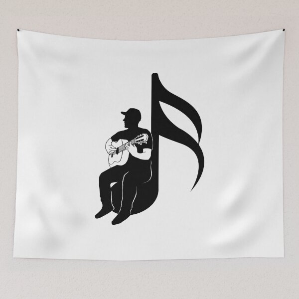 Item preview, Acoustic Guitarist and the Sixteenth Note designed and sold by barmalisiRTB.