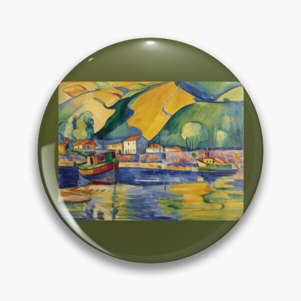 Item preview, Paignton Harbour3(watercolour + AI) designed and sold by artsmeow.