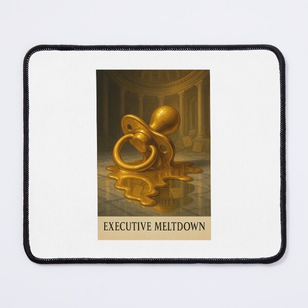 Item preview, Trump Executive Meltdown – Satirical Political Art designed and sold by TheDailyPrint.
