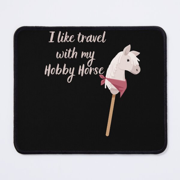 Item preview, Travel with my Hobby Horse funny equestrian travel design designed and sold by MegiSmile.