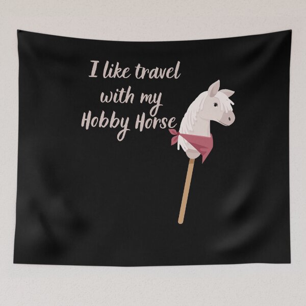 Artikelvorschau, Reisen Sie mit meinem Hobby Horse lustiges Reiterreisedesign entworfen und verkauft von MegiSmile.