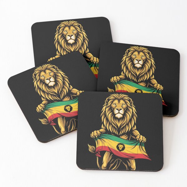 Item preview, Lion of Judah Reggae King - Golden Zion Warrior Art designed and sold by AV.
